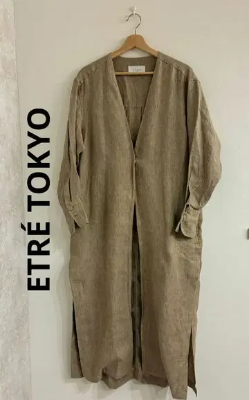 Etre Tokyo 에트레토쿄 린넨 롱 드레스 S