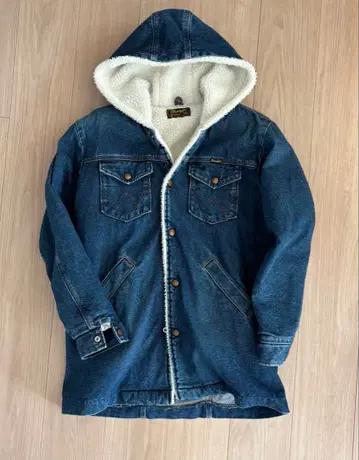 나노 유니버스 보아 데님 자켓 데님 코트 y2k 울트라 웜