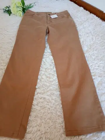 새상품 심플 라이프 스트레치 팬츠 11호 카멜