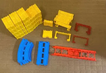 프라레일 묶음 판매 역 곡선 직선 2중 레일 교각