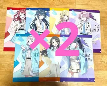 학마스 학원 아이돌 마스터 로손 콜라보 클리어 파일 전 7종