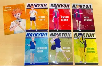 라스트 하이큐! 마츠키요 코코카라 클리어 파일 6종 컴플리트 세트