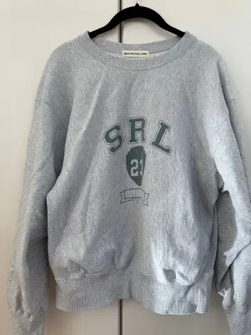 SRL 로고 그레이 트레이닝복