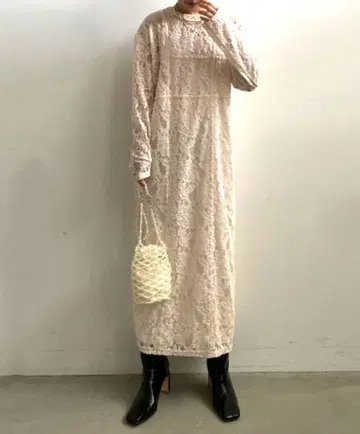 CUT SEW LACE HARNESS DRESS AMERI vintage