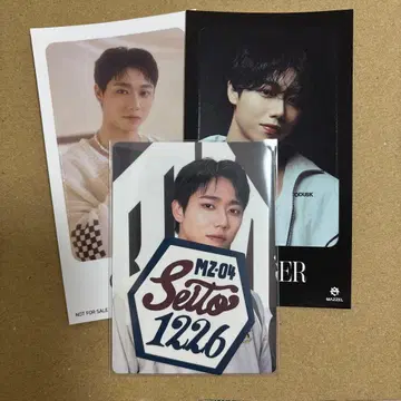 MAZZEL SEITO 마제베야 포토 카드 스티커 세트