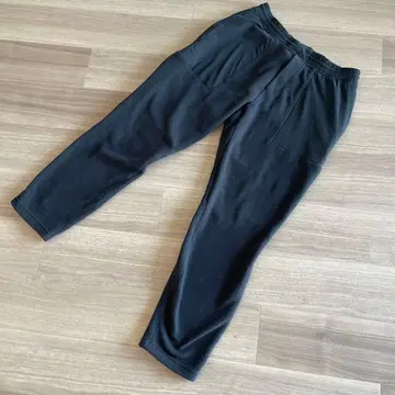 룰루레몬 남성용 조거 팬츠 겨울용 웜 팬츠 블랙