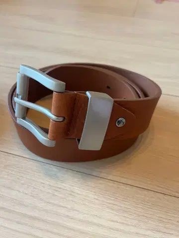 Mc Jim CLASSIC 천연 가죽 이탈리아 가죽 벨트 브라운