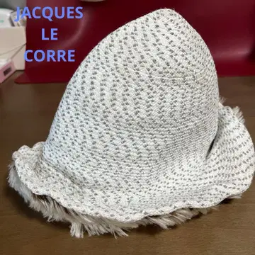 [ 레어 ] 프랑스 JACQUES LE CORRE 버킷햇 화이트