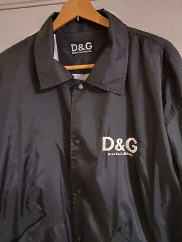 D&G 블랙 나일론 자켓