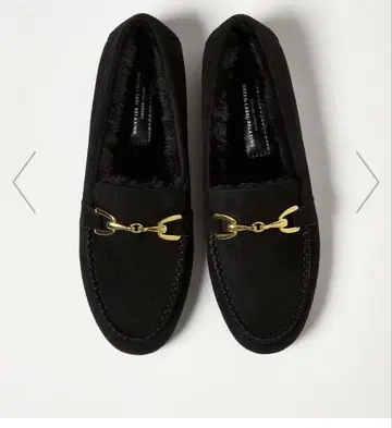 블랙 스웨이드 모카신 UNITED ARROWS