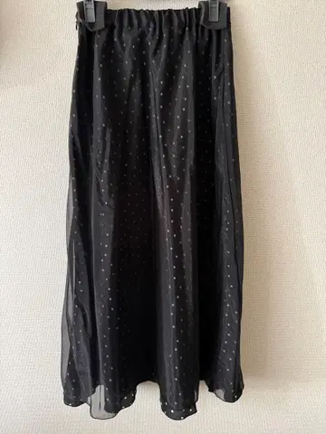 IENA 오간자 레이어드 스커트