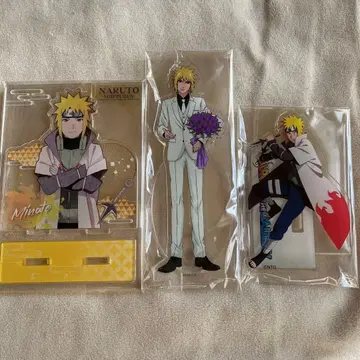 NARUTO 나미카제 미나토 아크릴 스탠드 3종 세트