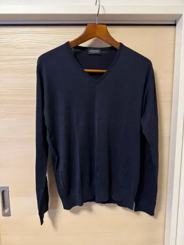 JOHN SMEDLEY 존스메들리 네이비 V넥 스웨터 L