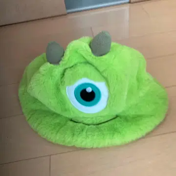 디즈니 리조트 몬스터 주식회사 마이크 햇 복슬복슬 퍼 모자