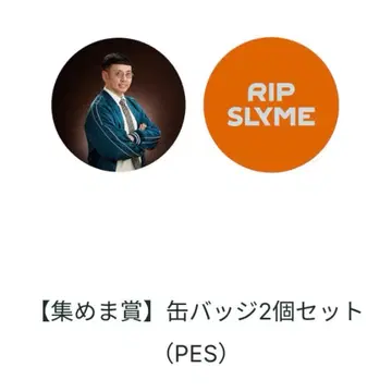 RIP SLYME 온라인 복권 캔뱃지 (PES)