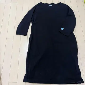 ORCIVAL 블랙 코튼 원피스 긴팔
