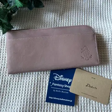 새상품 Dakota 푸우 소가죽 장지갑 핑크 27900엔