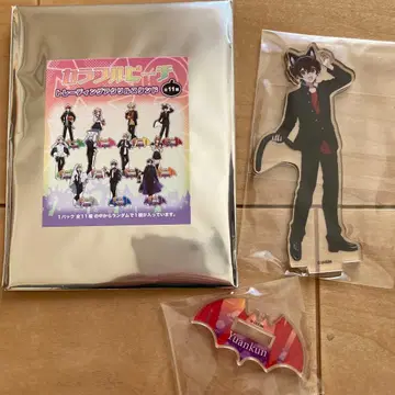 컬러풀 피치 트레이딩 아크릴 스탠드 유안군 세븐일레븐