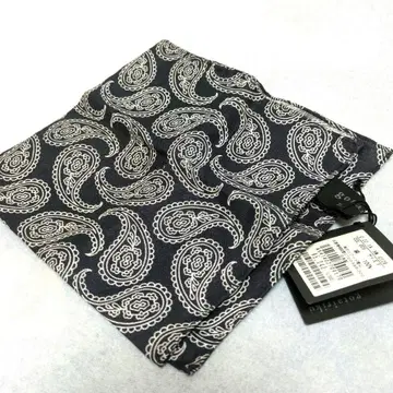 새상품 GOTAIRIKU 일본제 린넨 100% 포켓 치프 페이즐리