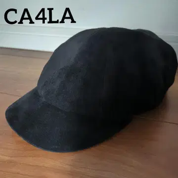 블랙 스웨이드 캡