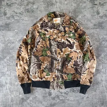 80s USA제 리얼 트리 카모 플리스 블루종