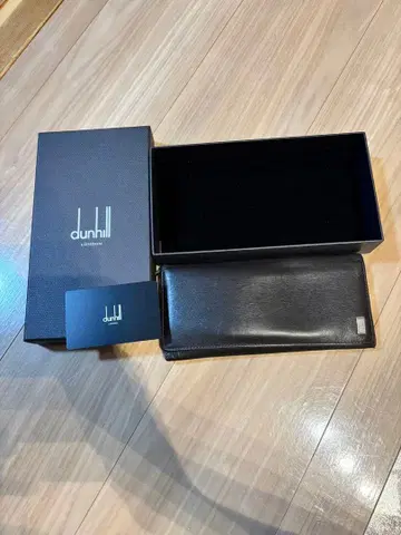 dunhill 블랙 가죽 장지갑 FP1010E