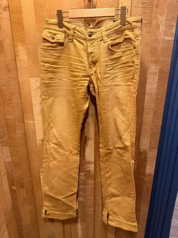 RICO 청바지 허리 80 밑단 입구 지퍼 가공