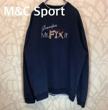 M&C 스포트 그랜파 미스터 픽스 잇 맨투맨 R