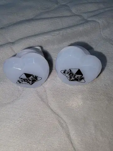 이레귤러 하트 모양 링 라이트 린라이 2개