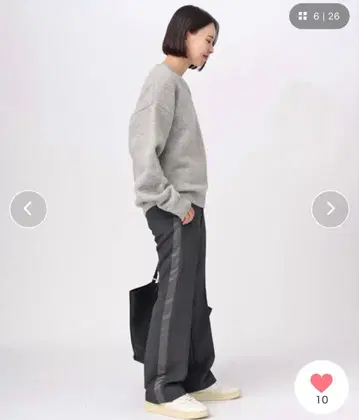 apstudio 사이드 라인 T/R 팬츠 그레이 36