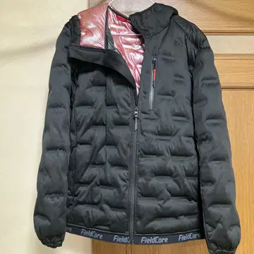 워크맨 FieldCore 블랙 퀼팅 자켓