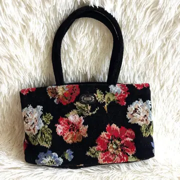 페일러 FEILER 꽃무늬 자수 토트백