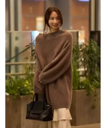 프레이 아이디 라쿤 니트 미니 원피스