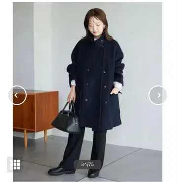 SLOBE IENA 멜톤 빅 P 코트