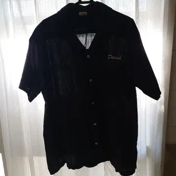 힐튼 Hilton 볼링 셔츠 블랙 XL