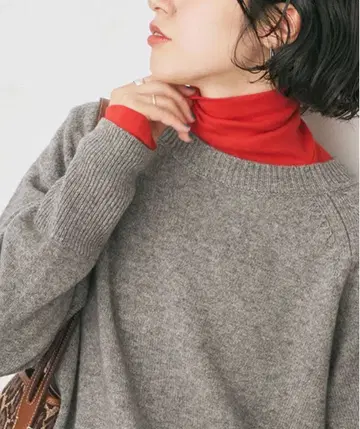 택 포함 새상품 Spick and Span 하이넥 풀오버