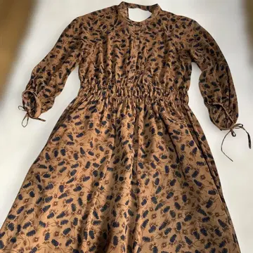 URBAN RESEARCH 올 패턴 롱 원피스 허리밴딩 프리 사이즈