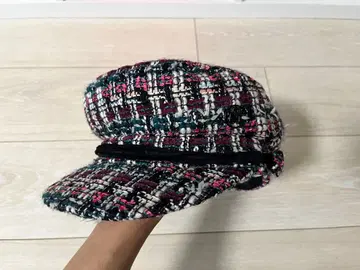 메종 미셸 트위드 헌팅 캡 M