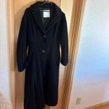 SLY 블랙 롱 코트