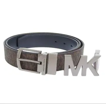 [ 새상품 ] MICHAEL KORS MK 로고 벨트 브라운