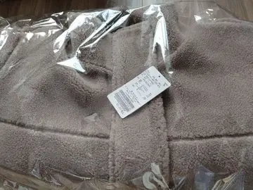 FRAMeWORK [프레임워크] 울 보아 스탠드 블루종 새상품 베이지