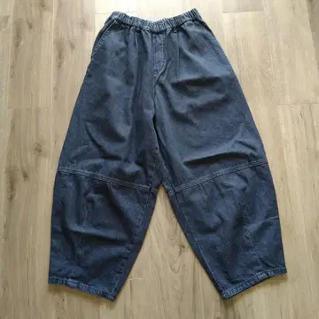 studio CLIP 배럴 데님 팬츠 (블랙)