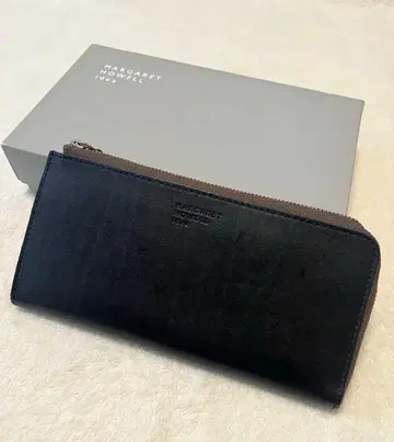 마가렛호웰 idea 장지갑 블랙 가죽