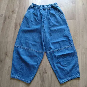 studio CLIP 배럴 데님 팬츠(블루)