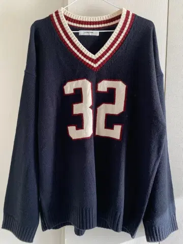 [한국 구매품][8seconds] 오버 사이즈 V넥 스웨터 M