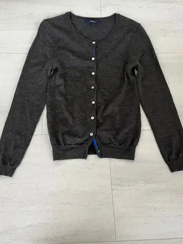 MACPHEE 맥피 배색 가디건 S