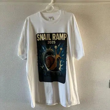 SNAILRAMP 2025 T셔츠 XL 화이트