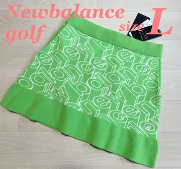뉴발란스 골프 3D 로고 니트 스커트