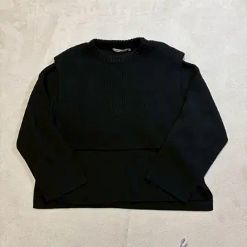 MOUSSY 마우지 니트 블랙 긴팔 스웨터