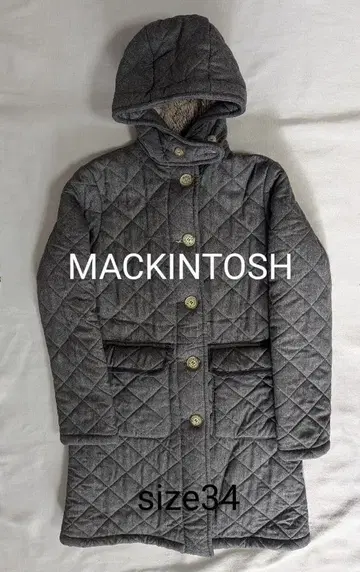 매킨토시 퀼팅 코트 사이즈 S 34 S 사이즈 아우터